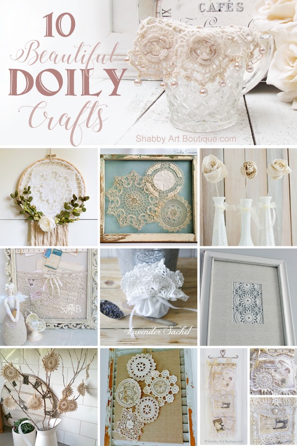 10 Beautiful Doily Craft Projects To Make - Shabby Art Boutique