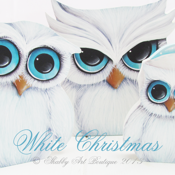 Shabby Art Boutique White Christmas Collection 2013