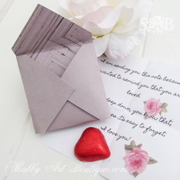 Shabby Art Boutique - love letters 1