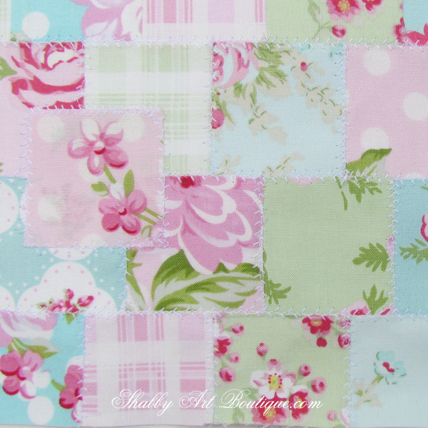 Shabby Art Boutique - shabby 'faux' patchwork 3