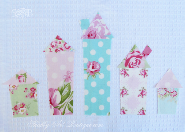 Shabby Art Boutique - Shabby House Tea Towel 3