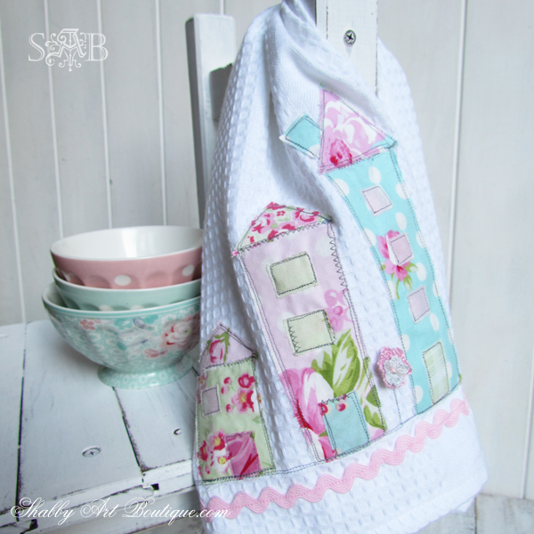 Shabby Art Boutique - Shabby House Tea Towel