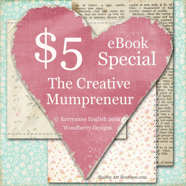 Shabby Art Boutique - The Creative Mumpreneur book special