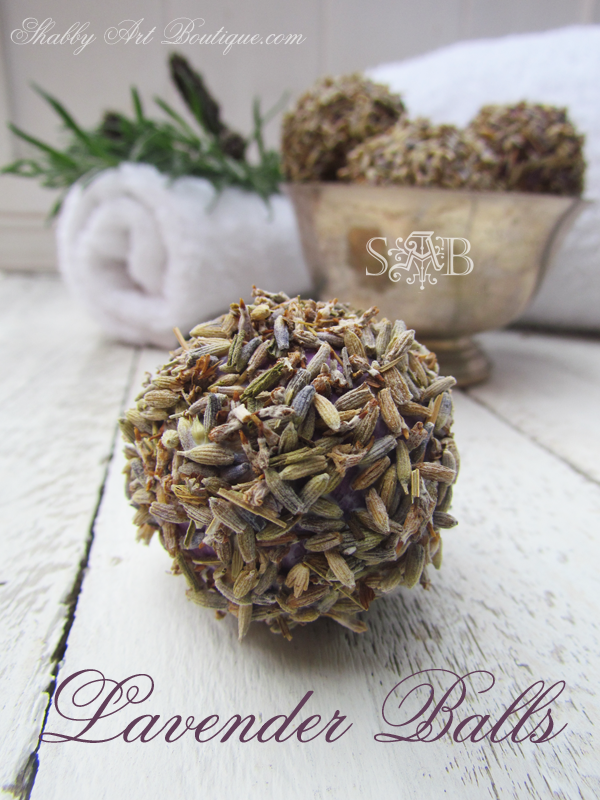 Shabby Art Boutique - Homemade Lavender Balls