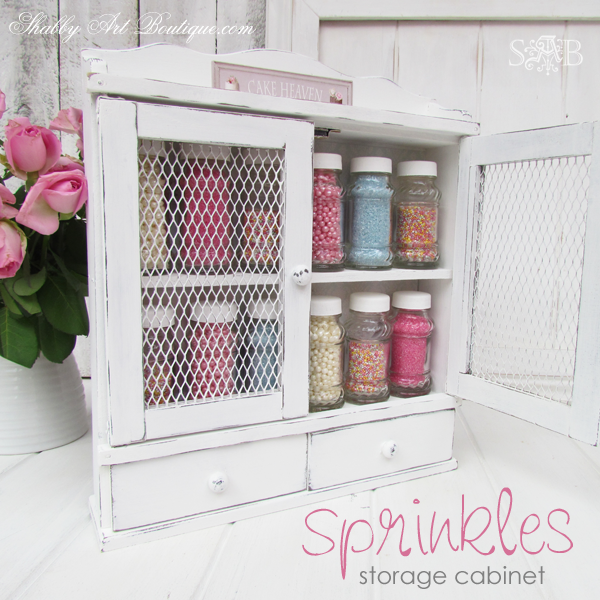 Shabby Art Boutique - Sprinkles Storage Cabinet