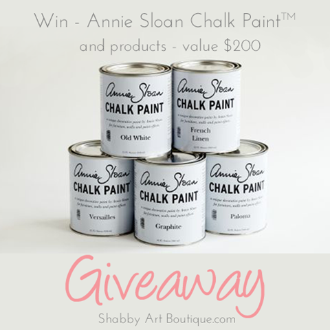 Shabby Art Boutique - Annie Sloan Giveaway - FB