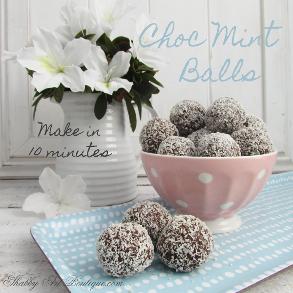 Shabby Art Boutique - Choc Mint Balls in just 10 minutes