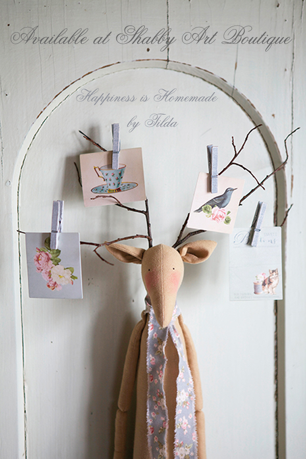 Shabby Art Boutique - Happiness is Homemade reindeer