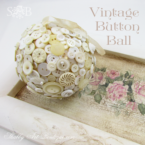 Shabby Art Boutique - Button Ball 14
