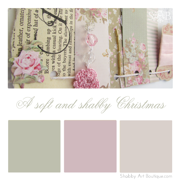 Shabby Art Boutique Christmas sneak peek colour palette