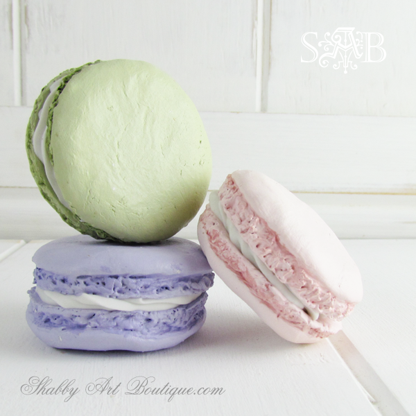 Shabby Art Boutique - Faux French Macarons 2