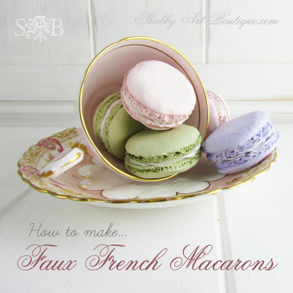 Shabby Art Boutique - Faux French Macarons