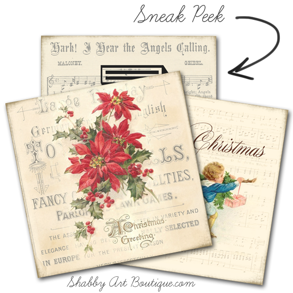 Shabby Art Boutique - Simply Christmas sneak peek