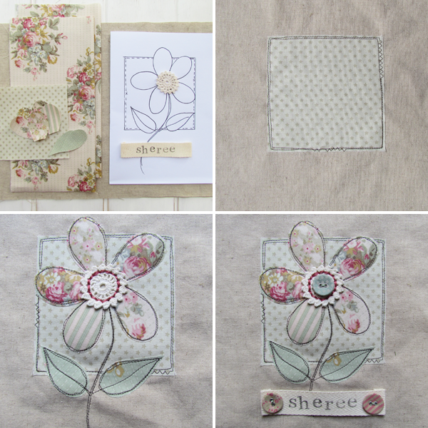 Shabby Art Boutique - fabric covered diary tutorial supplies 2