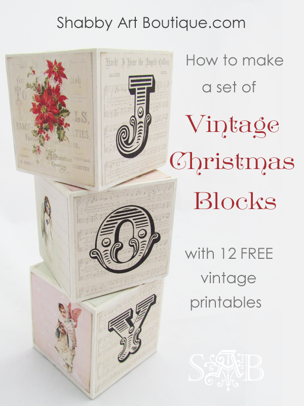 Shabby Art Boutique - vintage blocks