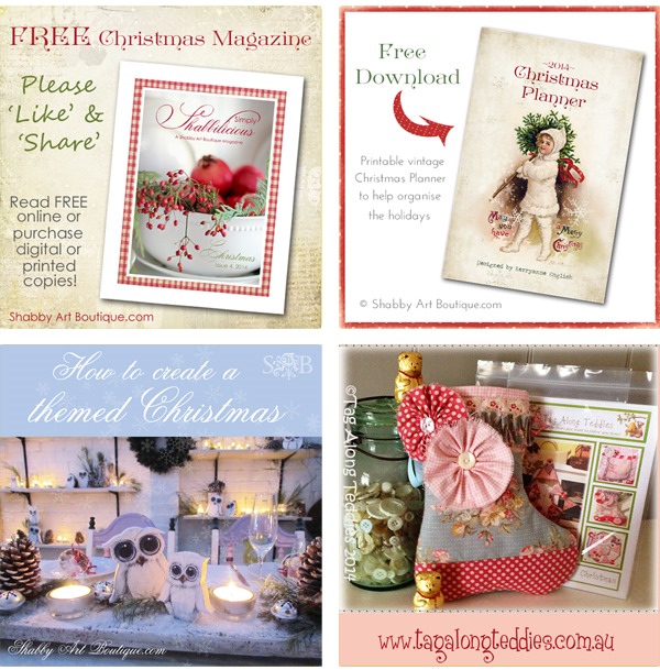 Shabby Art Boutique - 2014 Simply Christmas - Round up 1
