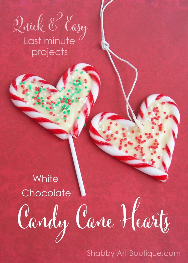 Shabby Art Boutique - Candy Cane Hearts