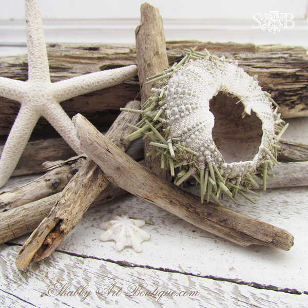 Shabby Art Boutique - Driftwood Candle 2