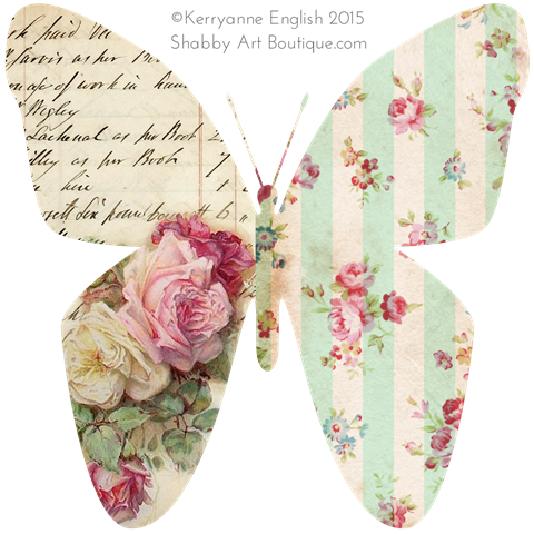 Shabby Art Boutique - Butterfly graphic 4