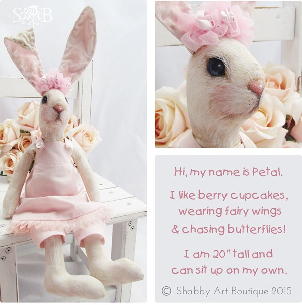 Shabby Art Boutique - Petal Bunny