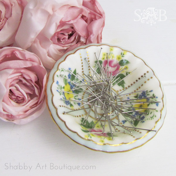 DIY ~ Shabbilicious magnetic pin bowl - Shabby Art Boutique