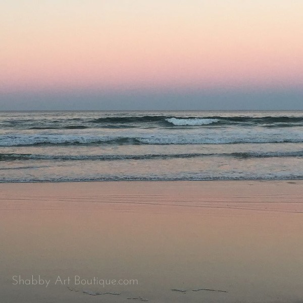 Shabby Art Boutique bHome Summer Tour - Shelly Beach at sunset