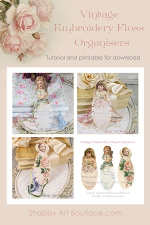 Shabby Art Boutique Embroidery Floss Organisers