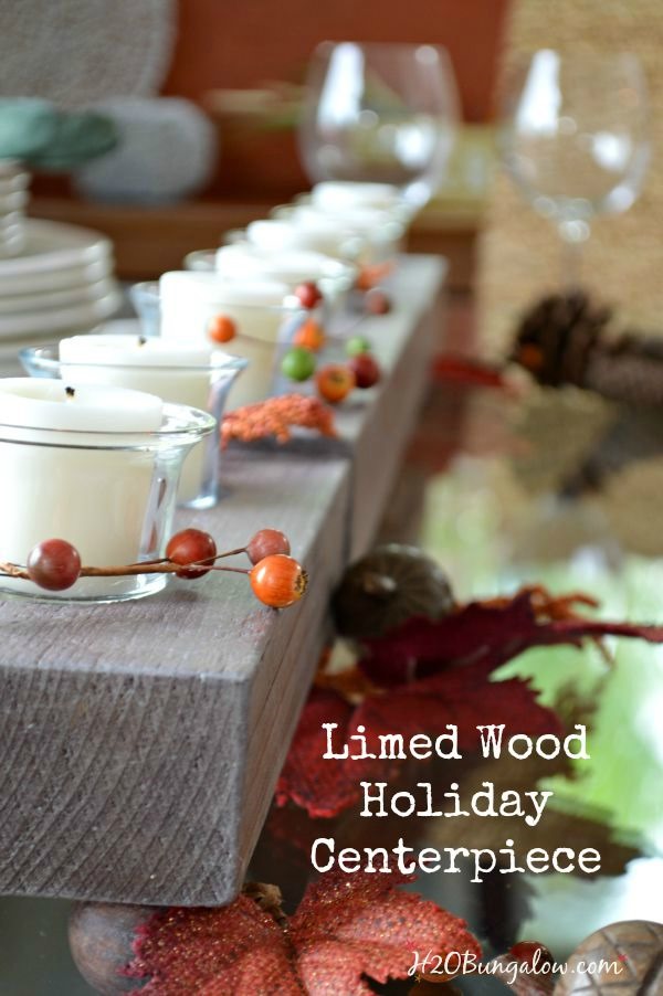 DIY-Limed-wood-Holiday-candleholder-centerpiece-H2OBungalow
