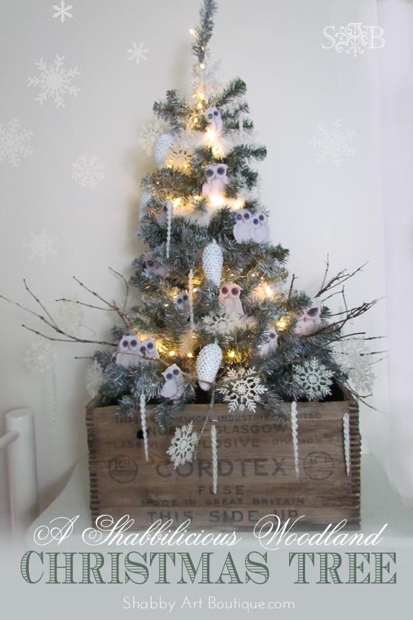 A Shabbilicious Woodland Christmas Tree - Shabby Art Boutique