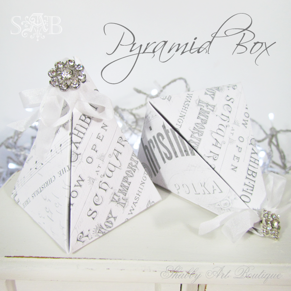 Shabby Art Boutique Pyramid Box 2