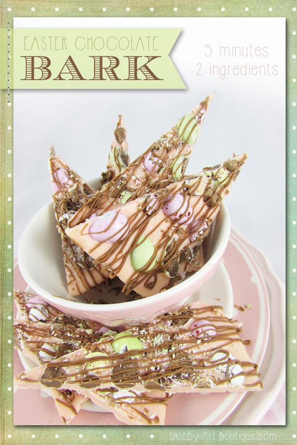 Easter Chocolate Bark by Shabby Art Boutique