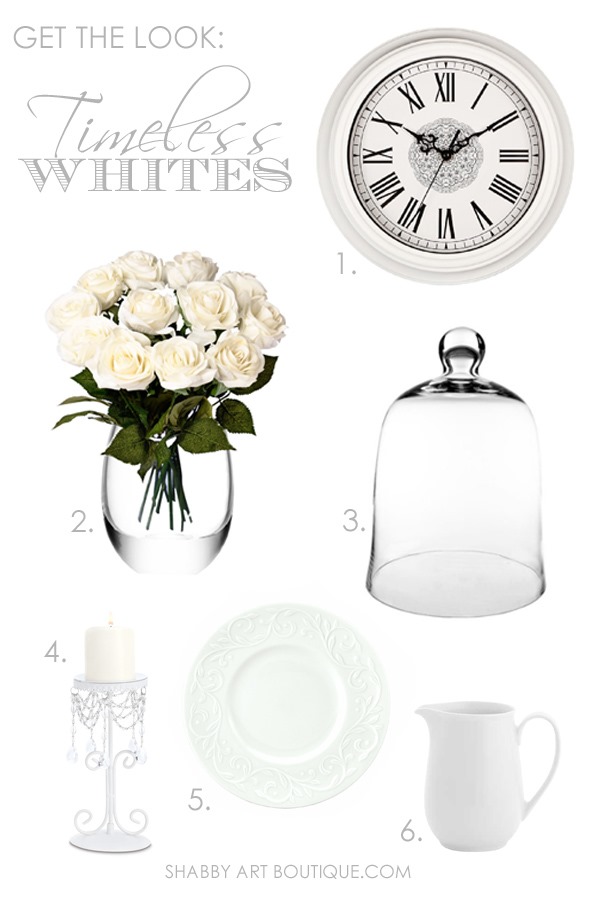 Get The Look -  Timeless Whites by Shabby Art Boutique