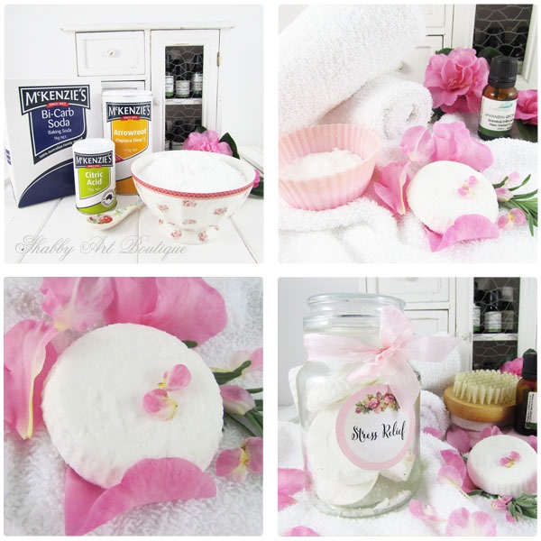 Super quick and easy tutorial for scented shower steamers using just 3 ingredients, plus, pretty tags to download and print. Click to view tutorial now or PIN for later. Shabby Art Boutique