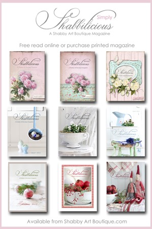 Simply Shabbilicious Magazine from Shabby Art Boutique. Free read online or purchase printed magazine - shabby, vintage, farmhouse and cottage styled homes, DIY and craft. Click to read or PIN for later.