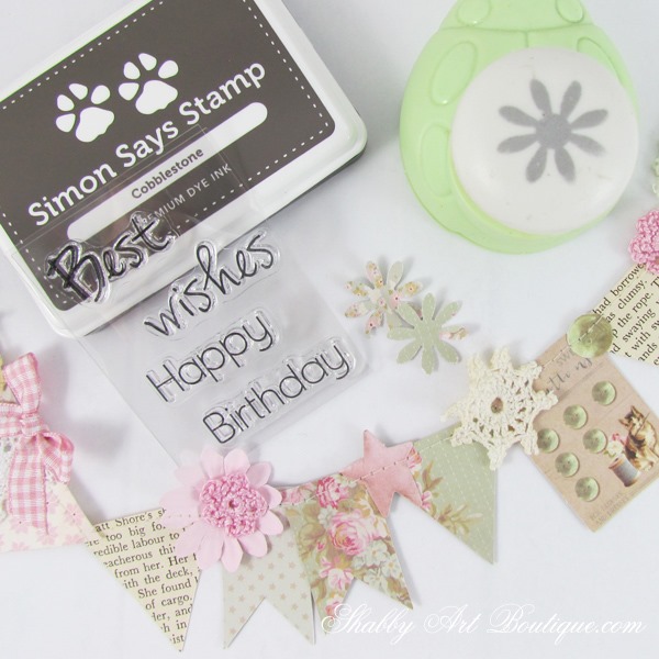 How to make a handmade shabby card and my 5 top tips for stamping. Click now for tutorial or PIN for later.