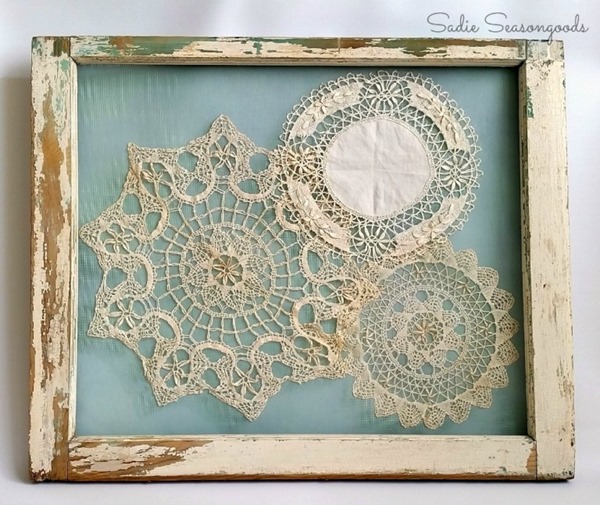 10 beautiful doily craft project tutorials. Click to view tutorials or PIN for later. Shabby Art Boutique