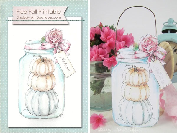 Shabby Art Boutique - fall printable project