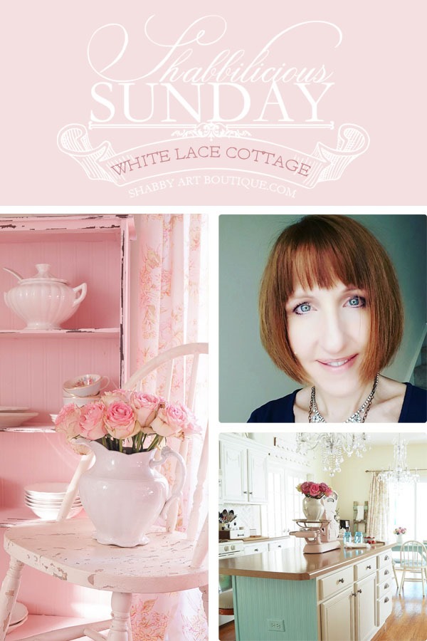 Shabbilicious Sunday visits Anne at White Lace Cottage for a tour of her beautiful home. Click now to see more on Shabby Art Boutique
