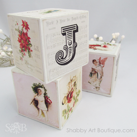 Shabby Art Boutique - vintage blocks 2