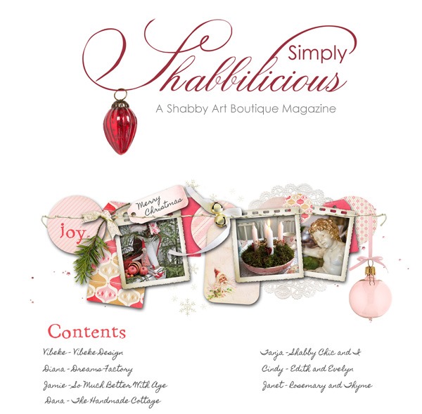 Simply Shabbilicious Christmas Magazine free to read online or purchase a printed copy. Click to download.