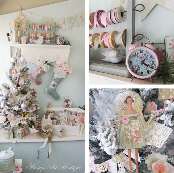 Home for the holidays - craft room I Shabby Art Boutique