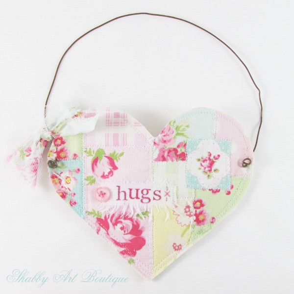 How to make a Heart Pocket by Shabby Art Boutique