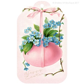 Download this pretty vintage Easter tag from Shabby Art Boutique