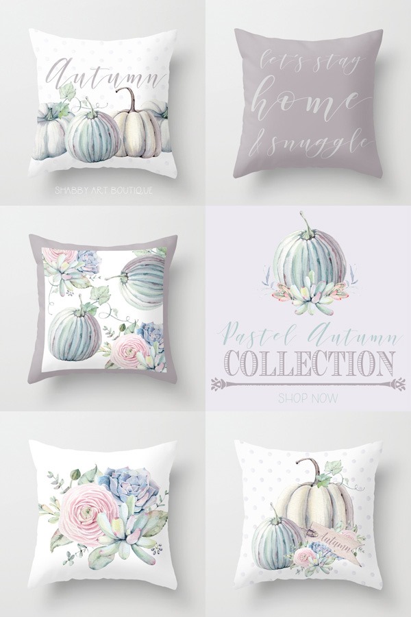 mix and match the new Pastel Autumn collection at Shabby Art Boutique