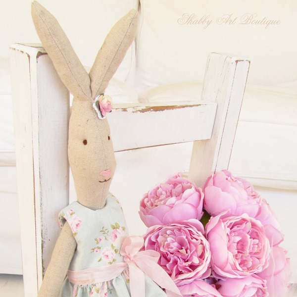 Blossom the Maileg look-a-like Rabbit by Shabby Art Boutique