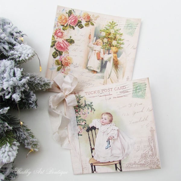 Free vintage Christmas graphics to download from Shabby Art Boutique