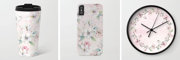 New stock on Society6 by Shabby Art Boutique