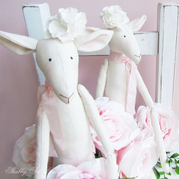 Handmade Tilda Lambs - Shabby Art Boutique