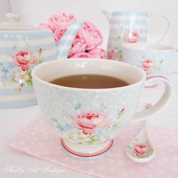 GreenGate for tea and a chat at Shabby Art Boutique