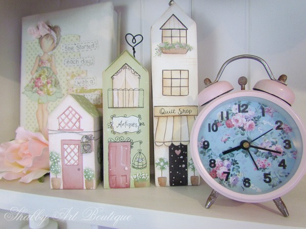 On the craft room shelf at Shabby Art Boutique